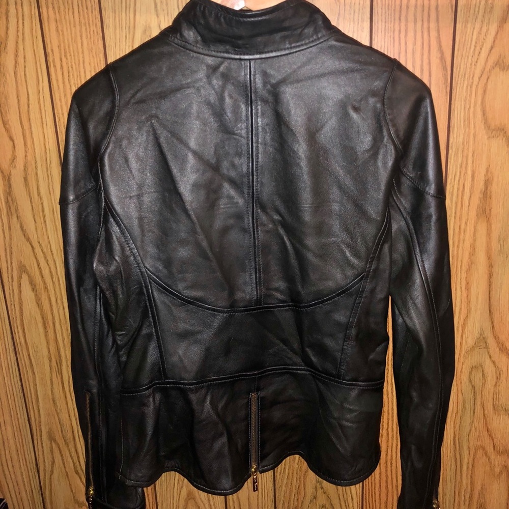 Leather jacket